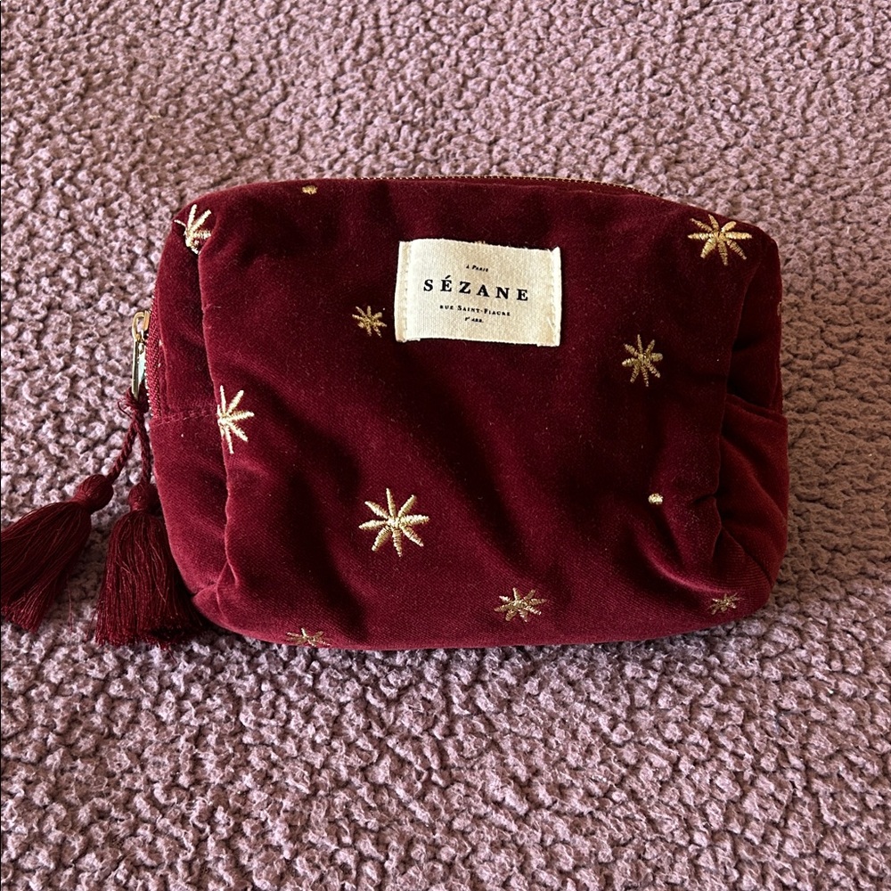 Sezane cosmetic bag